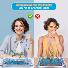 Infinno Inflatable Tummy Time Mat – Baby Water Play Mat for Infants 3–24 Months