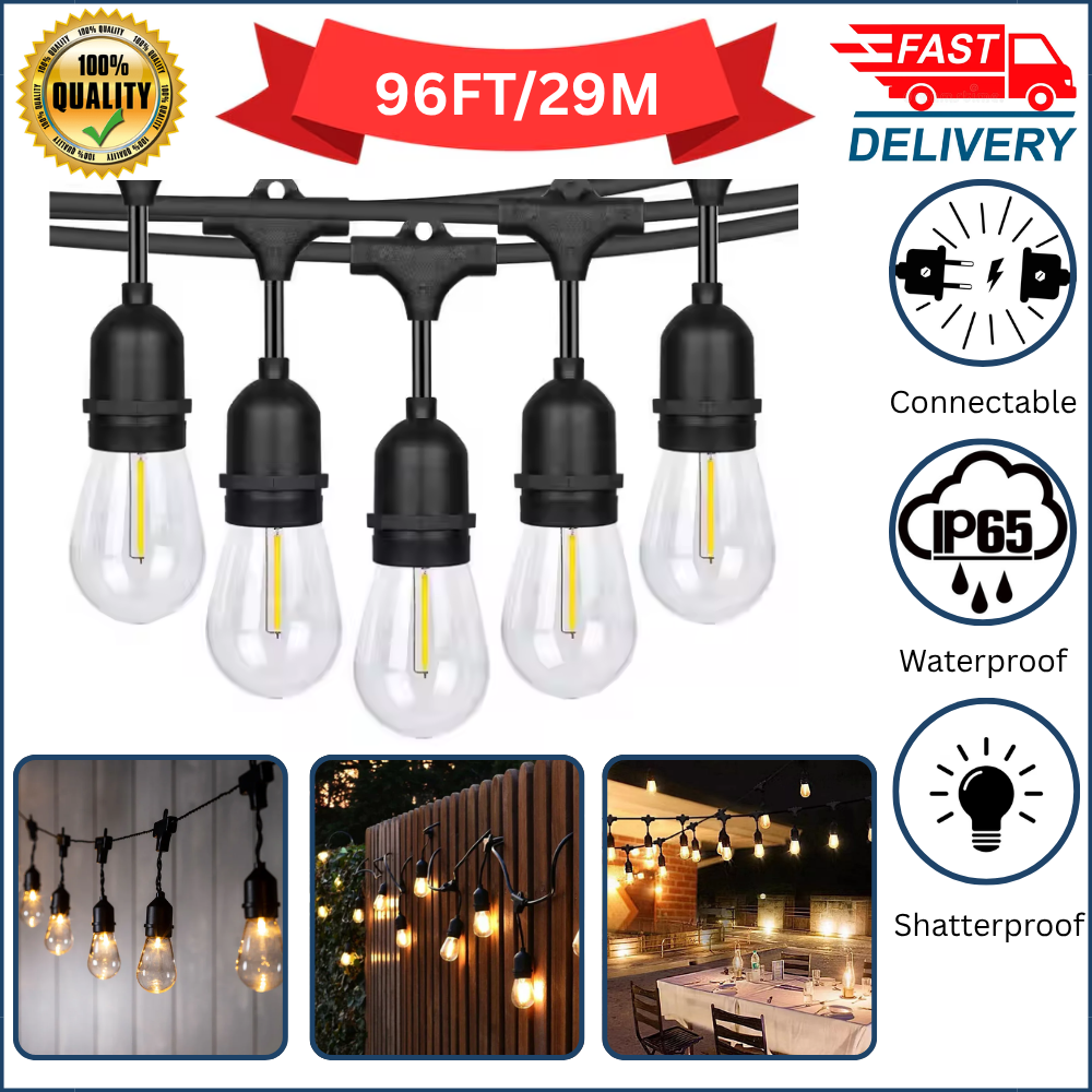 96ft LED Outdoor Festoon Belts