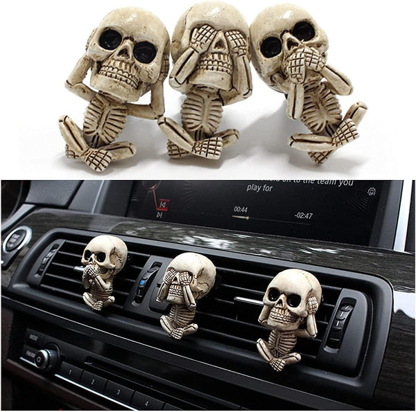 Halloween Car Air Vent Perfume Clip – Gothic Interior Decoration & Freshener Gift