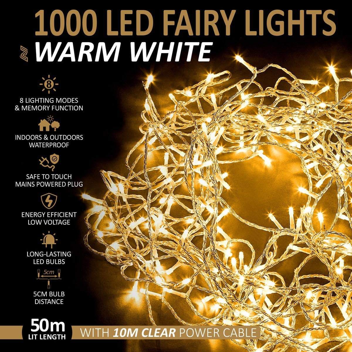 200 LED Christmas Tree Lights