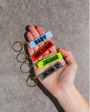 Personalised Number Plate Keychain – Custom Mini Car Licence Plate Key Ring Gift