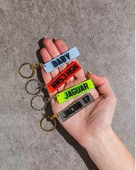 Personalised Number Plate Keychain – Custom Mini Car Licence Plate Key Ring Gift