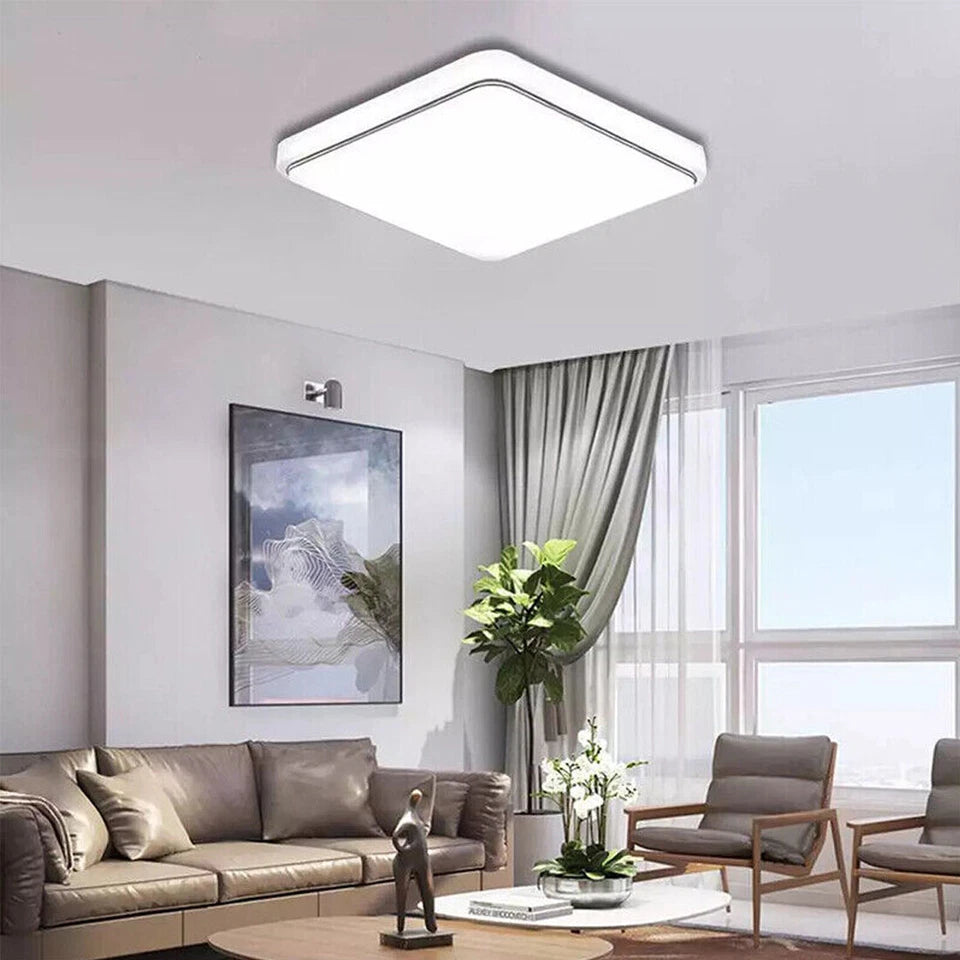 LED Ceiling Panel Light 12W-72W Modern Square Lamp
