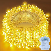 Battery Fairy Lights – 10m, 100 LEDs, 8 Modes, Timer, Waterproof Warm White