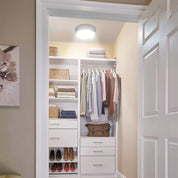 Motion Sensor Light Indoor, Battery Operated Ceiling Light, Battery Powered Shed Lights for Bathroom Porch Stairs Garage