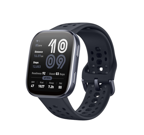 Bip 6 Smart Watch 46mm – 14-Day Battery, 1.97" AMOLED, GPS, Bluetooth Calls, 140+ Workouts