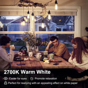 ST64 40W Vintage Amber Glass Bulb (Pack of 6)