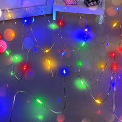 Green Fairy Lights, 5M 50 LEDs Battery Powered String Lights