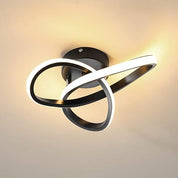 minfair Modern LED Ceiling Light – Round Geometry, 18W, 24cm Diameter
