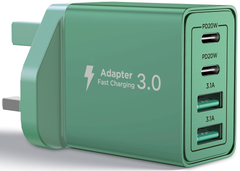 Fast USB-C Charger Plug – Dual Port PD Power Adapter for iPhone & Android Devices