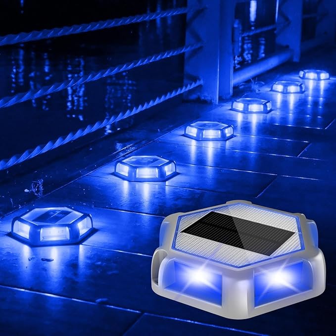 Solar Deck Lights 4 Pack – Outdoor Waterproof Ground Pathway