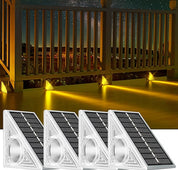 Lakey Sound Solar Step Lights 6 Pack – 10 Color Modes