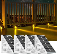 Lakey Sound Solar Step Lights 6 Pack – 10 Color Modes
