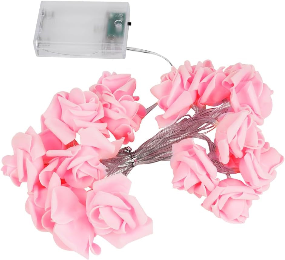 Romantic Rose Fairy String Lights for Bedroom & Decor