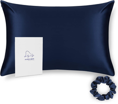 Mulberry Silk Pillowcase – 100% Natural Silk, Hypoallergenic, 50x75cm, Ivory White