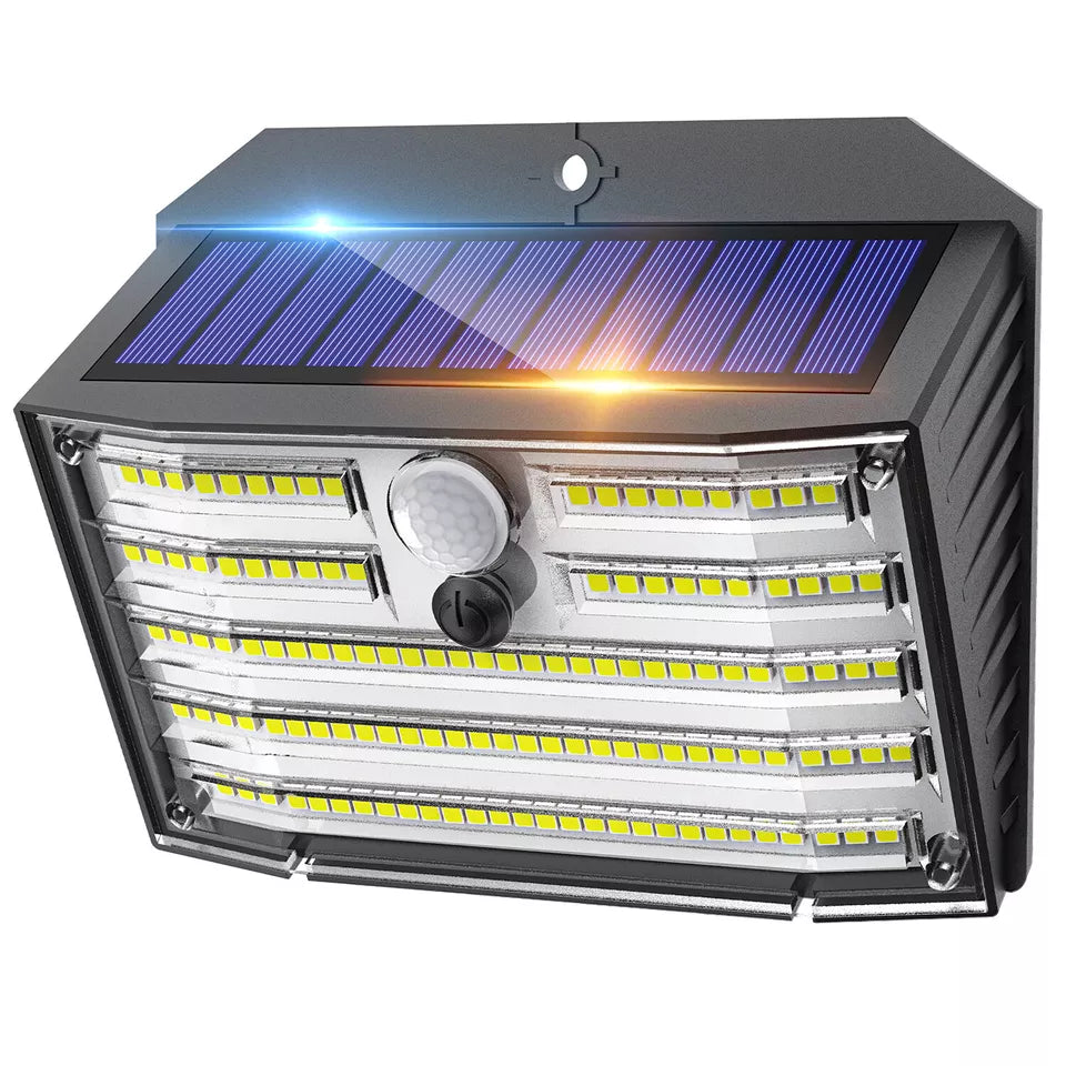 126 LED Solar Power Wall Light