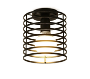Vintage Basket Cage Metal Ceiling Light