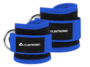 Adjustable Ankle Straps for Cable Machine – Padded Gym Cuffs with Dual D-Rings