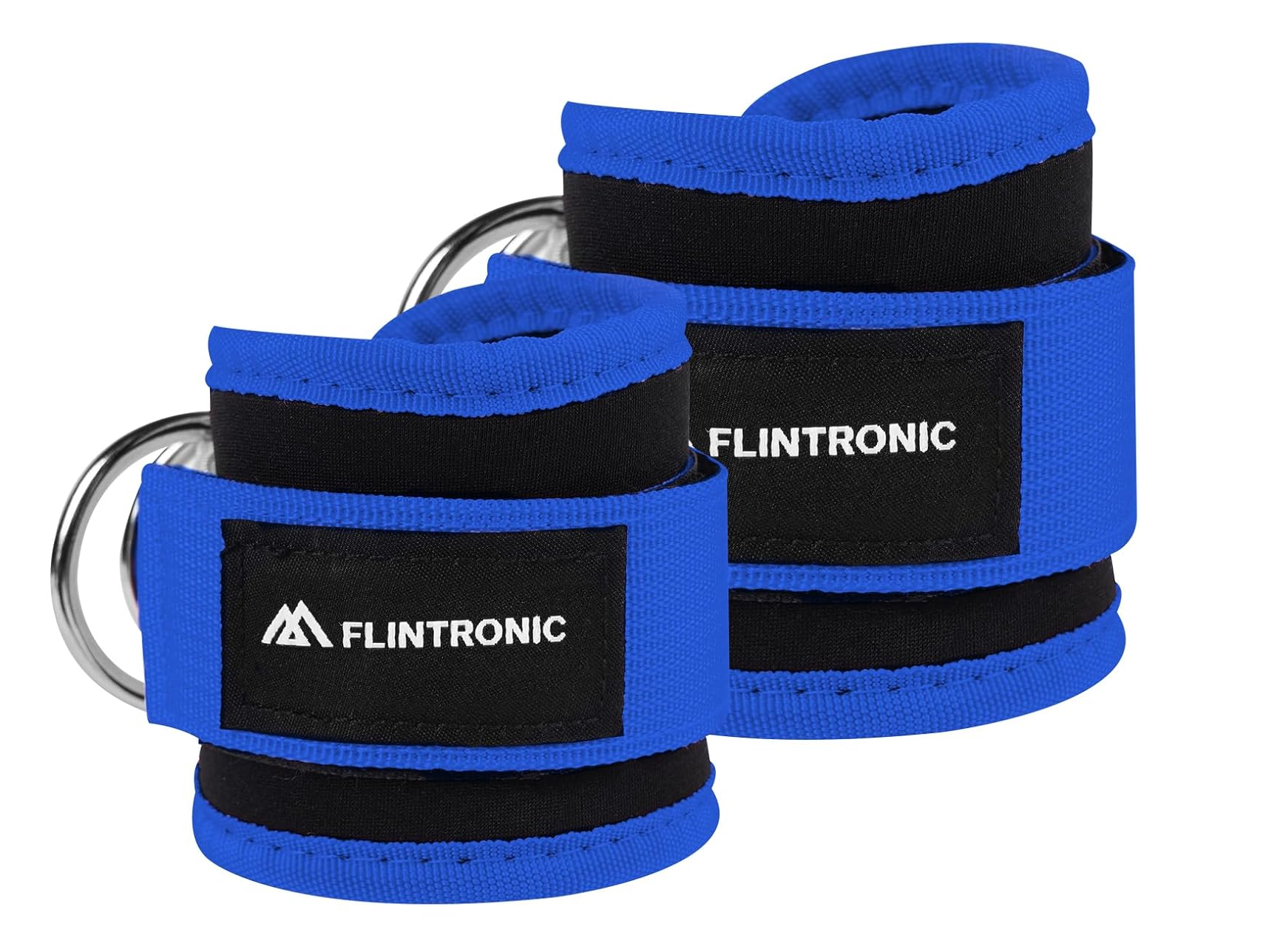 Adjustable Ankle Straps for Cable Machine – Padded Gym Cuffs with Dual D-Rings