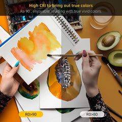 Modern 28W Curved LED Ceiling Light, 6500K Cool White