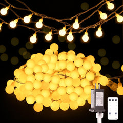 Outdoor Globe Fairy Lights 33ft