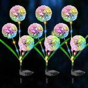 3 Pack Solar Sunflower Garden Lights Waterproof Outdoor
