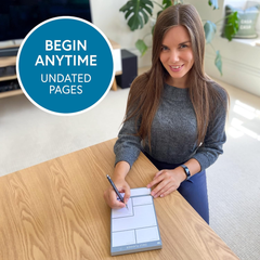 Daily Planner Pad – 100 Undated Tear-Off Sheets for To-Do Lists & Productivity