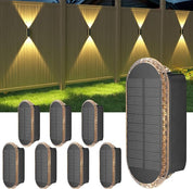 Solar Fence Lights – 4 Pack, 3 Color Options