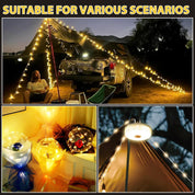 20M Rechargeable Camping String Lights