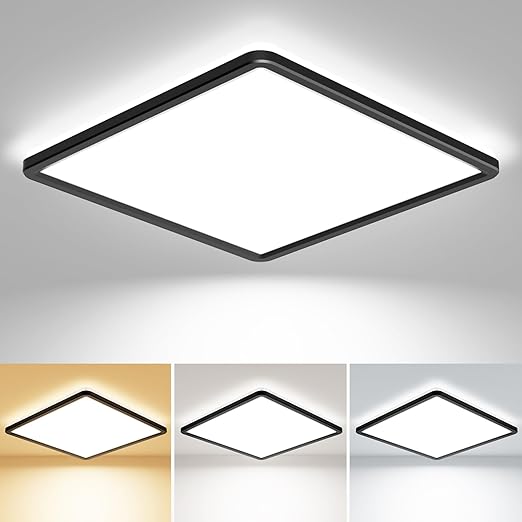 22CM LED Ceiling Light, 18W, 3 CCT Waterproof Flush Mount