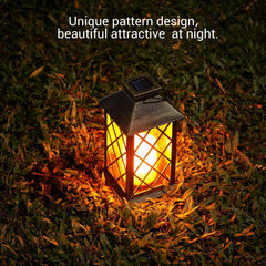 Solar Lanterns for The Garden – Moroccan-Style Flickering Outdoor Lights, Auto On/Off, Waterproof IP44, Warm White LED