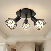 Adjustable E14 Vintage Wall Spotlight with Rotatable Shade