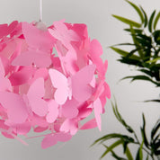 Modern Bright Pink Butterflies Ceiling Chandelier Lamp Shade | Pendant Lights, Home Décor & Improvement Essential