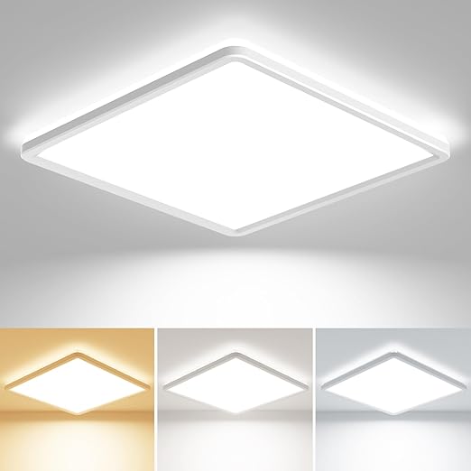 22CM LED Ceiling Light, 18W, 3 CCT Waterproof Flush Mount