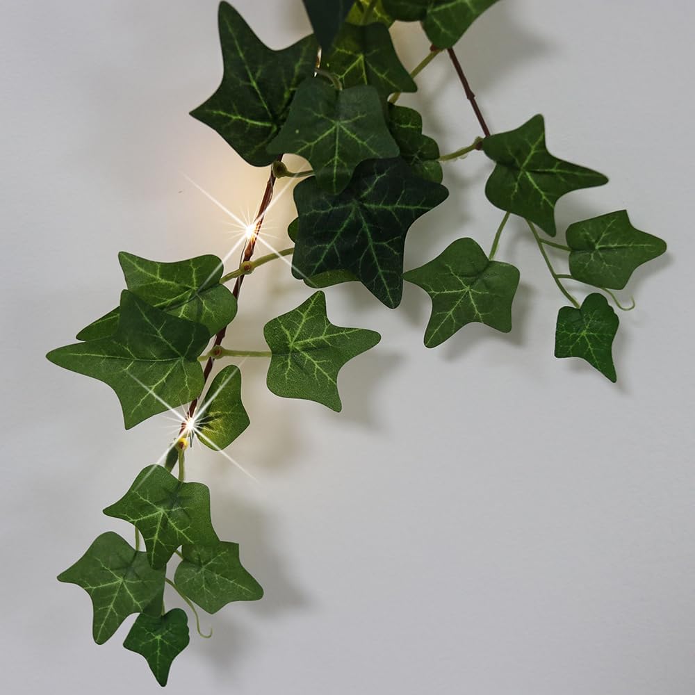 2M 20 LED Battery Operated Ivy Vine Fairy Lights