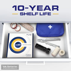 AA Batteries 100 Pack – Ultra Long-Lasting 1.5V Alkaline, Leakproof, 10-Year Shelf Life