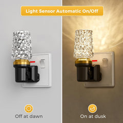 Acrylic housing plug in night lamp

