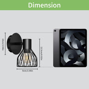 Adjustable bedside wall lamp

