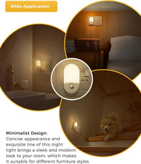 Adjustable brightness night lights

