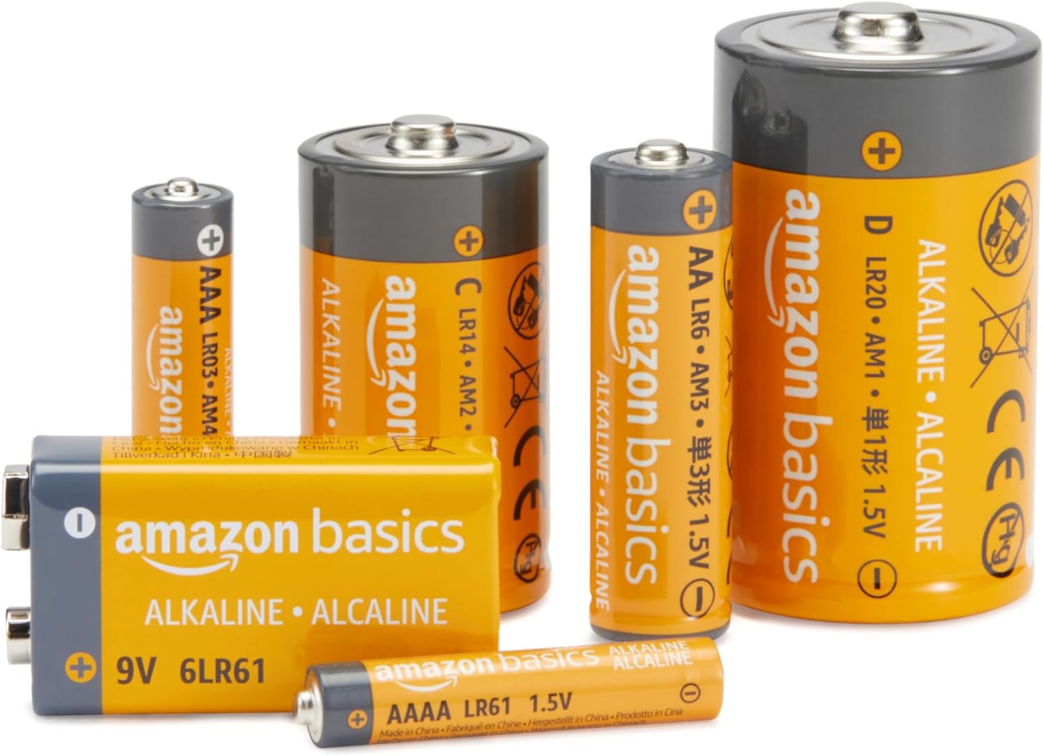 AAA Batteries 20 Pack – High-Performance 1.5V Alkaline, 10-Year Shelf ...