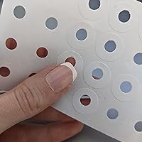 White Hole Reinforcer Labels – Self-Adhesive Ring Stickers for Paper Repair & Filing