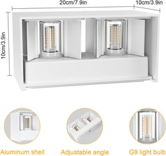 Bathroom-safe IP54 wall light

