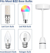 Bayonet socket light fitting


