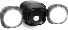 Black and silver camera lens protector on a white background