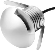 Close-up of a white light bulb with metallic base on a white background