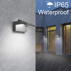 Durable outdoor light with PC shade

