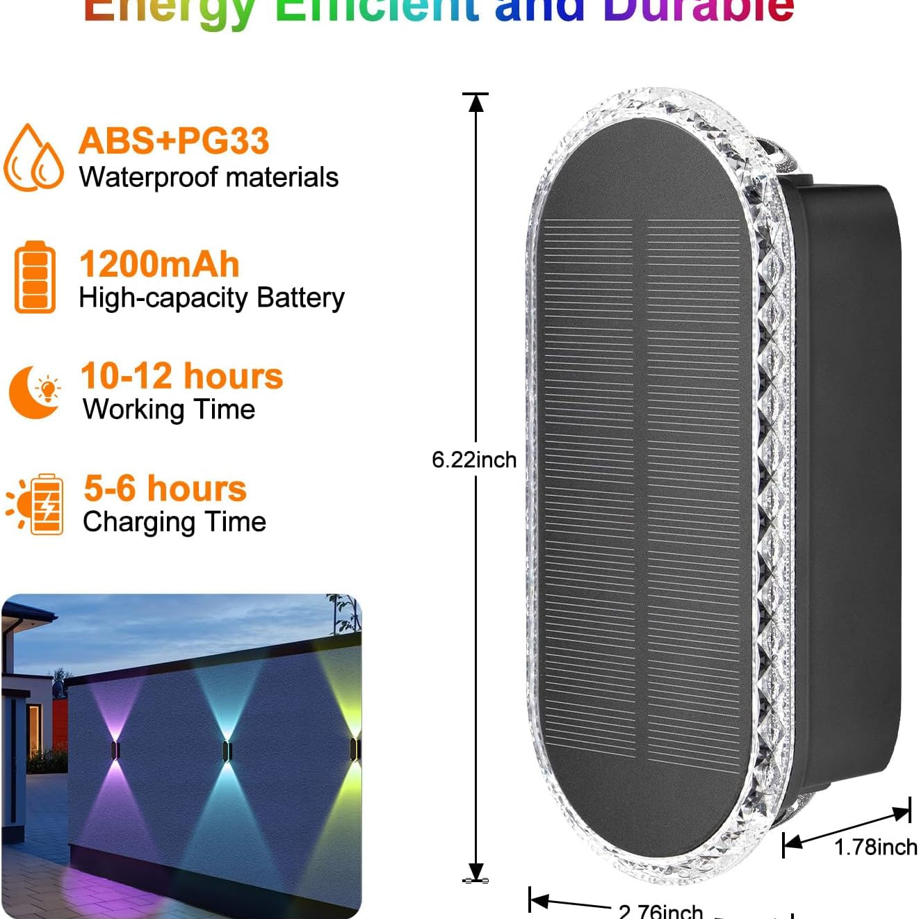 Dusk to Dawn Solar Wall Light


