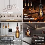 E27 Vintage Bright Brass Pendant Light Fitting with Ground Wire & 90cm Braided Cable – Ceiling Lamp Holder