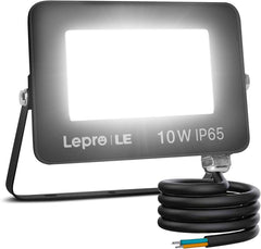 LED flood light with 'Lepre' branding on a white background