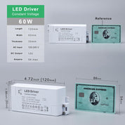 LED power supply for downlights

